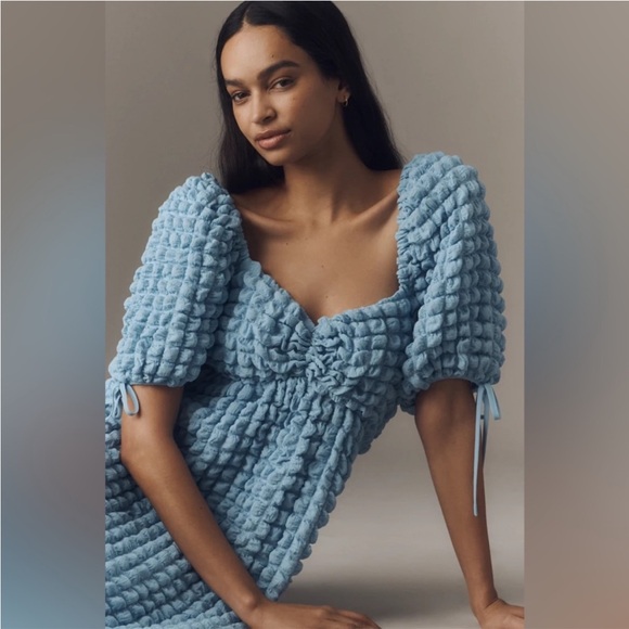 Endless Rose BUBBLE PUFF SLEEVE MAXI DRESS - Picture 5 of 15